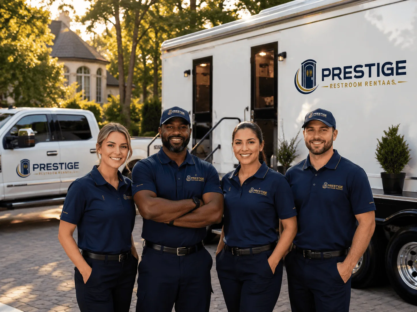 Trusted Luxury Portable Restrooms company in Doucette, TX